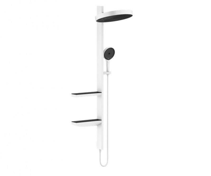 Душевая система Hansgrohe Rainfinity Showerpipe 360 1jet матовый белый 26842700