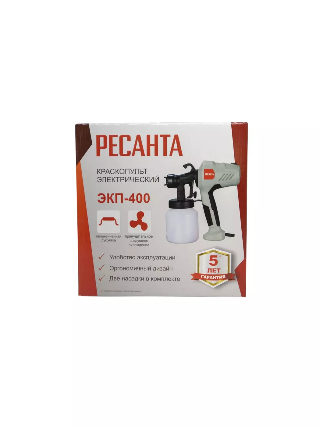 Краскопульт электрический Ресанта ЭКП-400 400 Вт 800 мл 75/14/1