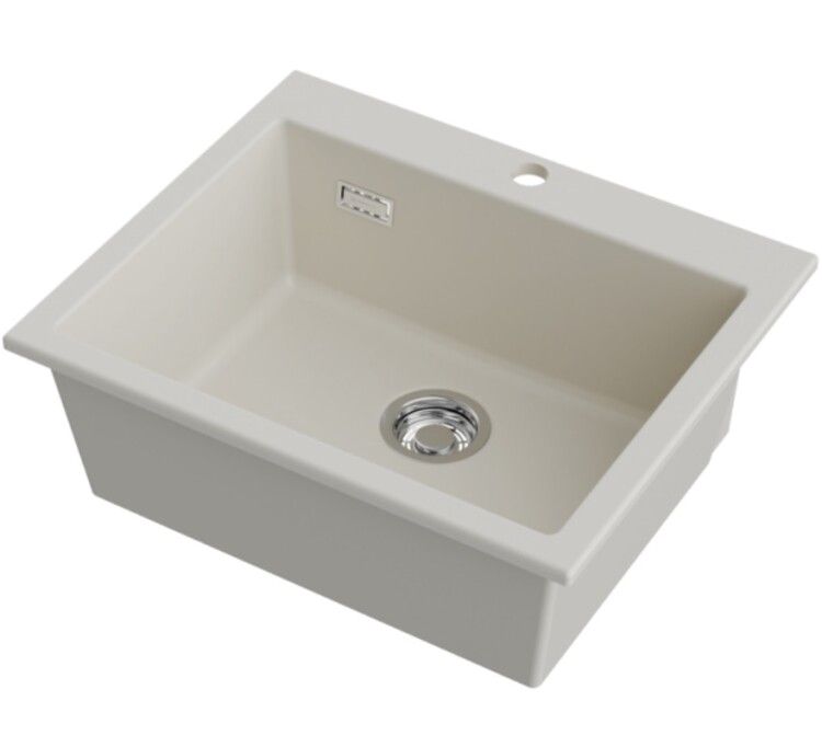 Мойка кухонная Omoikiri Omishima 600x510 мм cream 4997546