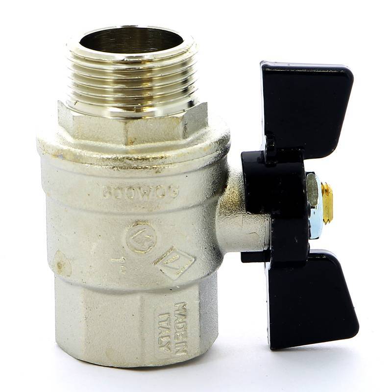 Кран шаровой Bugatti Oregon 1 НВ бабочка 03070070