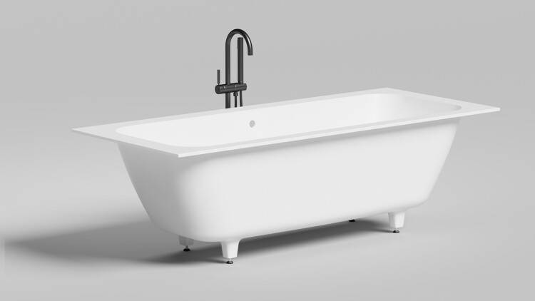 Ванна Salini Orlanda Axis 1905x795x600 мм белый матовый 103221M