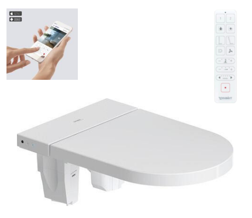 Сиденье для унитаза с функцией биде Duravit SensoWash Starck F Lite белое 612001012402310