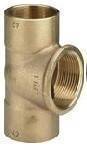 Тройник бронзовый Viega под пайку 28х3/4х28 мм ВР 112035
