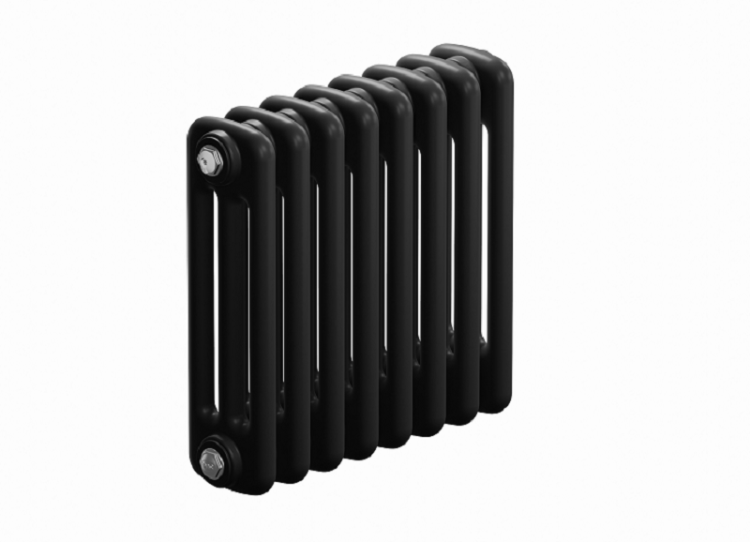 Радиатор стальной трубчатый RIFAR TUBOG 3037 12 секций нижнее подключение Антрацит матовый 3037-12-B1