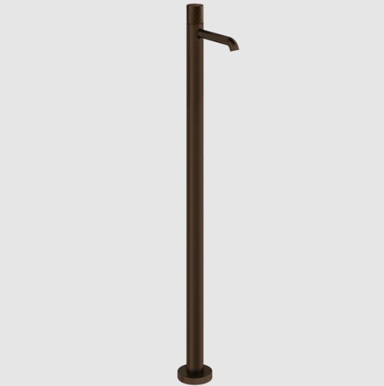 Смеситель для раковины, Gessi, Habito Intreccio, напольный, цвет-Dark Bronze