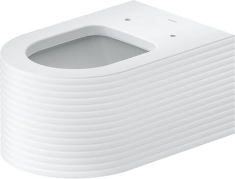 Унитаз подвесной Duravit Vitrium безободковый 380x570 мм белый матовый/глянцевый 250509FF00