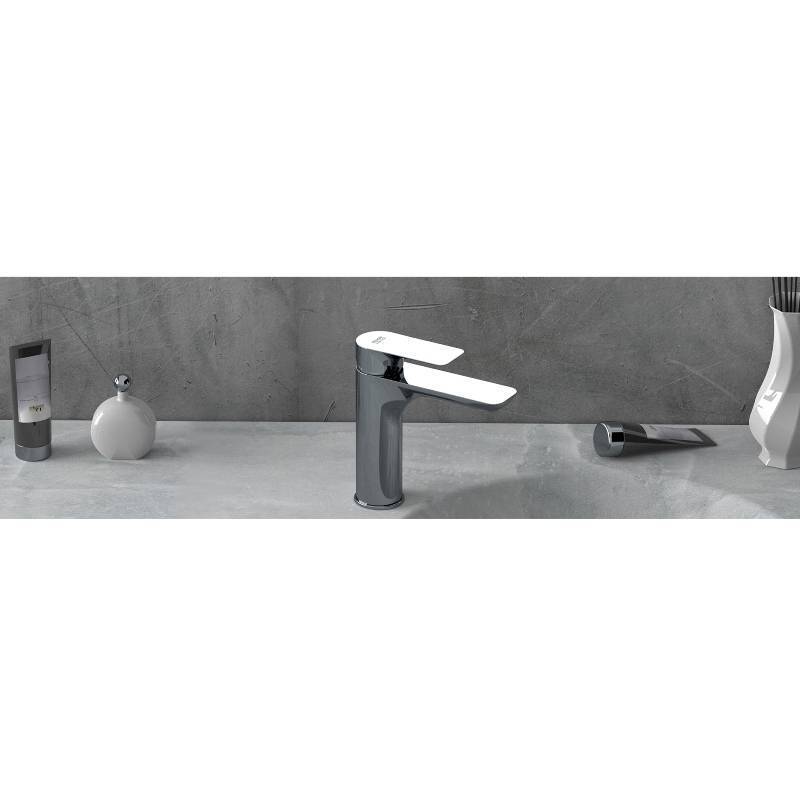 Смеситель для раковины Remer Infinity с донным клапаном хром I10