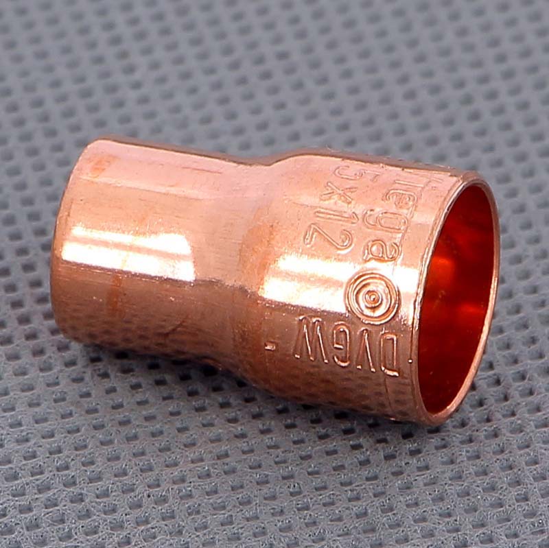 Муфта редукционная медная Viega 15х12 мм пайка 102524