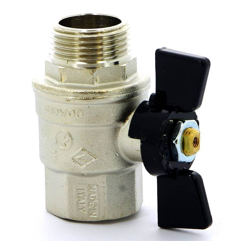 Кран шаровой Bugatti Oregon 1 НВ бабочка 03070070