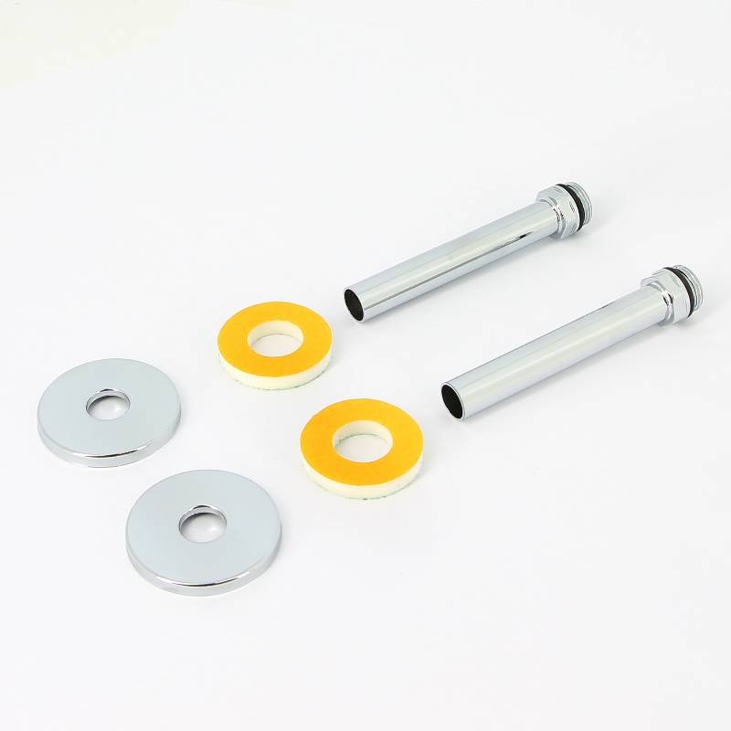 Комплект присоединительный Carlo Poletti 1/2 x 16 x 120 мм хром A54650B