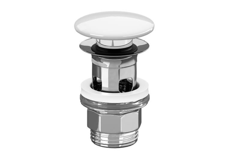 Донный клапан для раковины Villeroy & Boch 1 1/4 Stone White CeramicPlus 8L0334RW