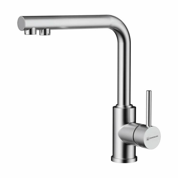 Смеситель для кухни OMOIKIRI Nakagawa 2 PLUS нержавеющая сталь 4994342