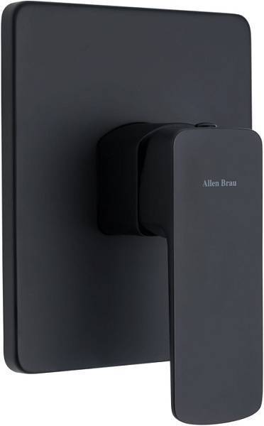 Смеситель для душа Allen Brau Infinity с внутренней частью черный матовый 5.21015-31