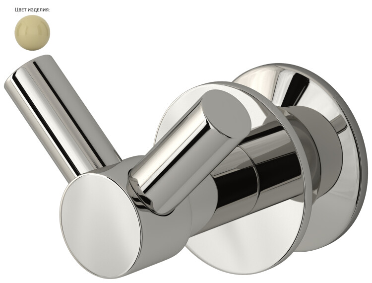 Крючок для полотенцесушителя одинарный Сунержа Виктория 50х50х50 мм 100020100002 RAL 1000