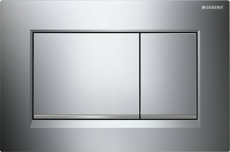 Клавиша смыва Geberit Sigma30 хром глянцевый/матовый 115.883.KH.1