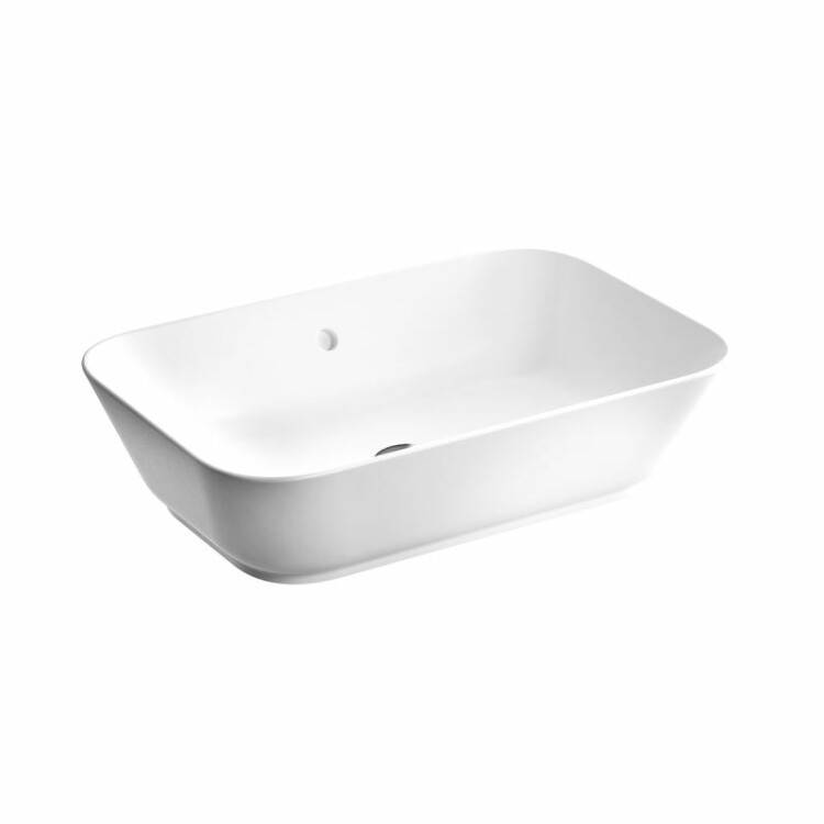 Раковина VitrA Geo 595х395х170 мм без отверстия белый 7425B0030012