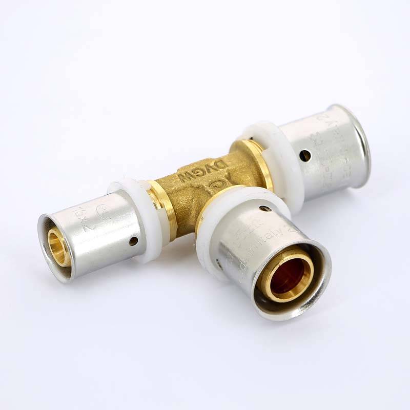 Тройник пресс Uni-Fitt 20x20x16 мм 706G7760