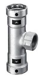 Тройник Viega Megapress с SC-Contur 1 1/4xRp1/2x1 1/4 695200