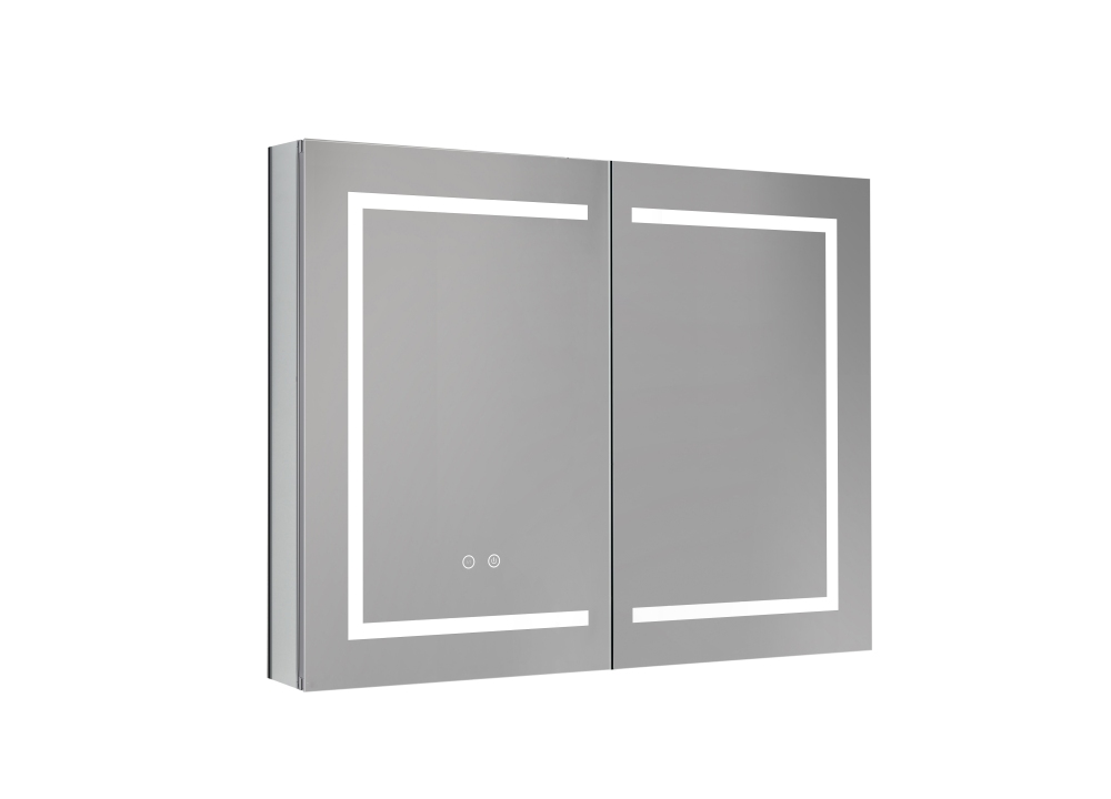 Зеркальный шкаф AQUATON AQ7904-MLC 900x700x133 мм с подсветкой и антизапотеванием AQ7904-MLC