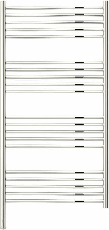 Полотенцесушитель электрический Сунержа Флюид 3.0 1200x600 мм слева полированная сталь 00-5820-1260