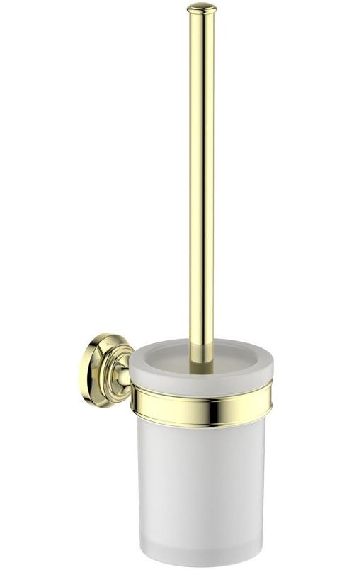 Ершик для унитаза Aquanet Классик полированное золото AQ4510PG