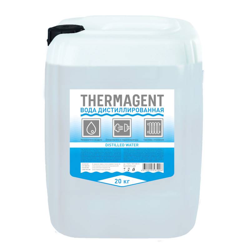 Вода дистиллированная THERMAGENT 20 кг 910276
