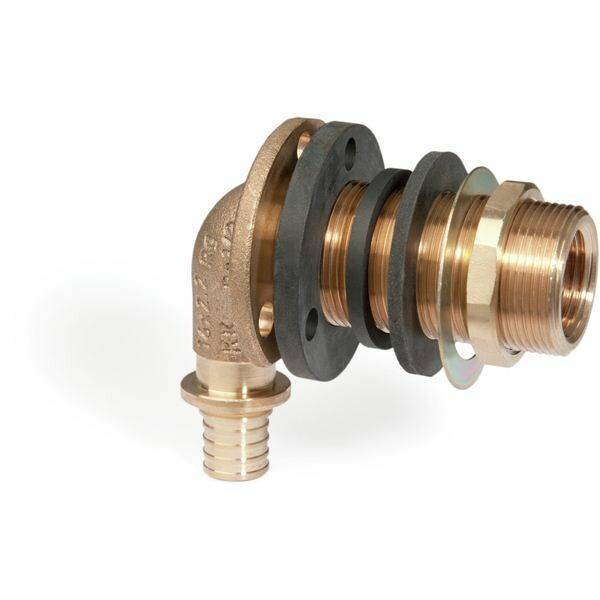 Угольник настенный REHAU RAUTITAN RX 16-1/2 внутренняя резьба 55 мм для ДСП длинный 13661201001