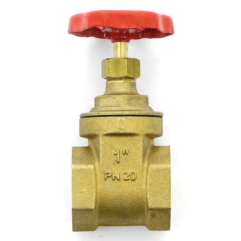 Задвижка клиновидная латунная Uni-Fitt 1 ВВ PN20 142G4000