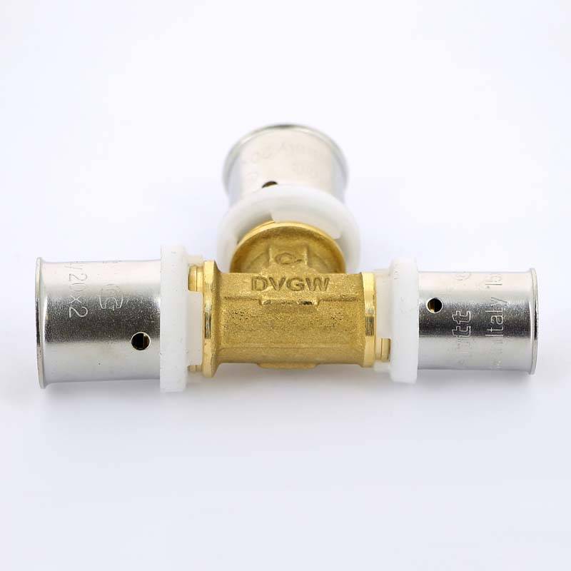 Тройник пресс Uni-Fitt 20x20x16 мм 706G7760