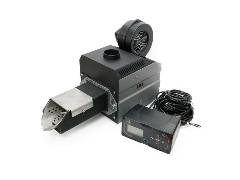 Пеллетная горелка ZOTA Fox G2-25 (горелка+Контроллер C-Line PBA) без бункера, без механизма подачи