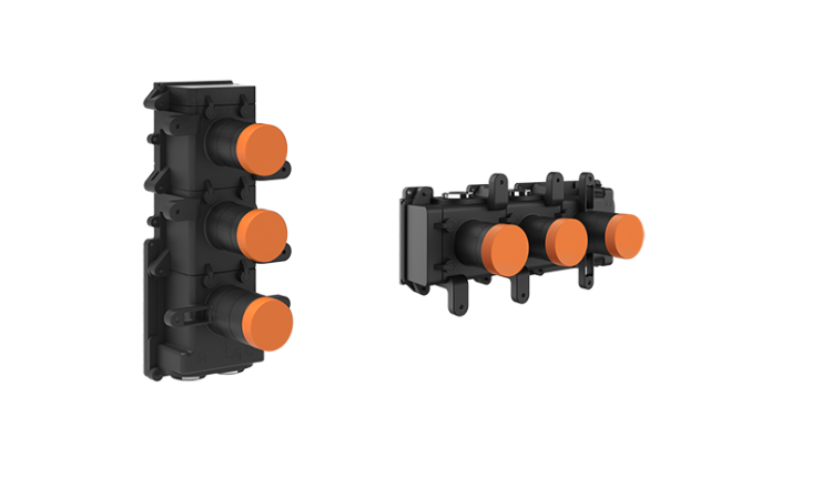 Внутренняя часть для термостатического смесителя Gessi на 2 выхода 09264031
