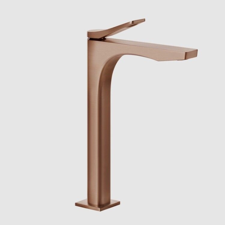 Смеситель для раковины Gessi Rilievo однорычажный Copper Brushed PVD 59004#708