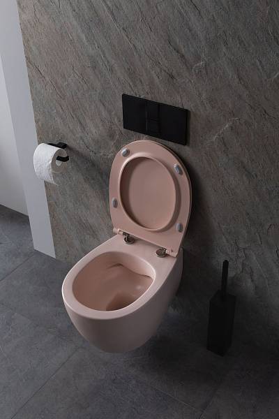 Чаша подвесного унитаза Allen Brau Fantasy розовый 4.11004.SM