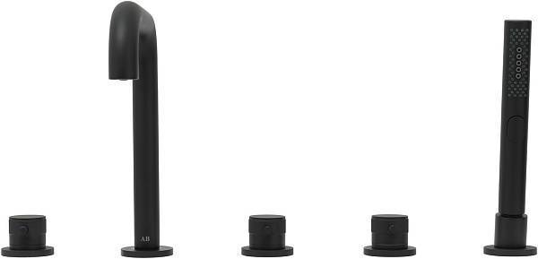 Смеситель на борт ванны Allen Brau Priority черный матовый 5.31007-31