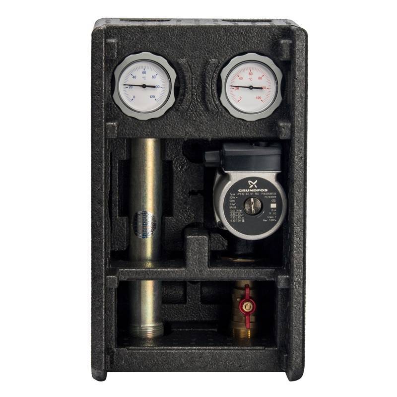 Насосная группа Meibes UK без смесителя 1 с насосом Grundfos UPS 25-60 M66811.40RU