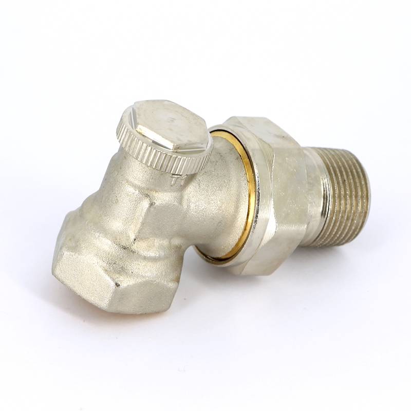 Вентиль обратный угловой Uni-Fitt THERMO 3/4 НВ с разъемным соединением 178N3000