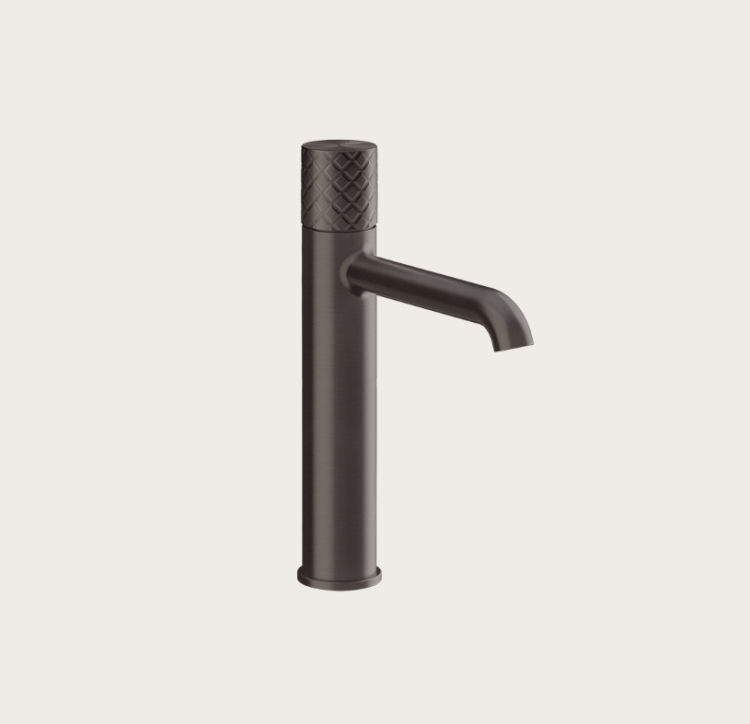 Смеситель для раковины Gessi Habito Intreccio цвет черный металл брашированный PVD 70106707