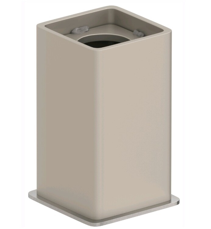 Модуль скрытого подключения Сунержа для МЭМ CUBE перламутровый мышино-серый 704815270000 RAL 7048