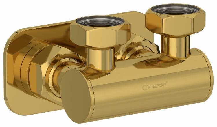 Модуль угловой Сунержа EU50 для отопительных приборов золото 0315383434