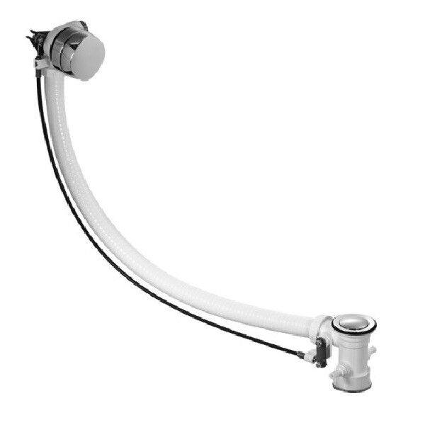 Слив-перелив Duravit для ванн с подачей воды хром 791206000001000