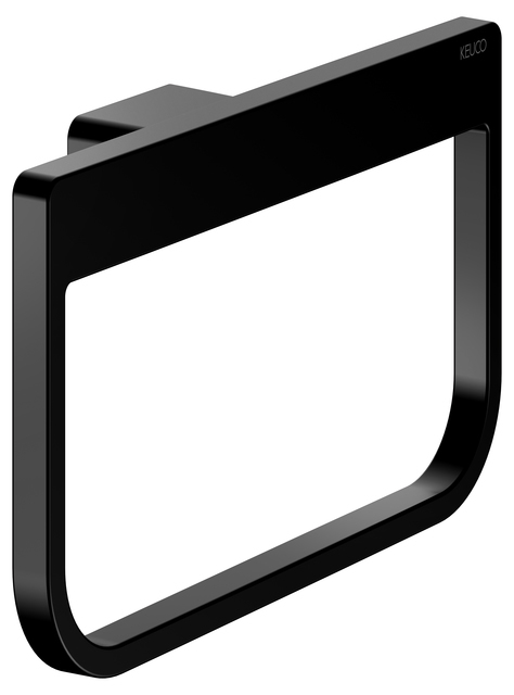 Кольцо для полотенца KEUCO AVENO с клеевым комплектом черный матовый 14621370000