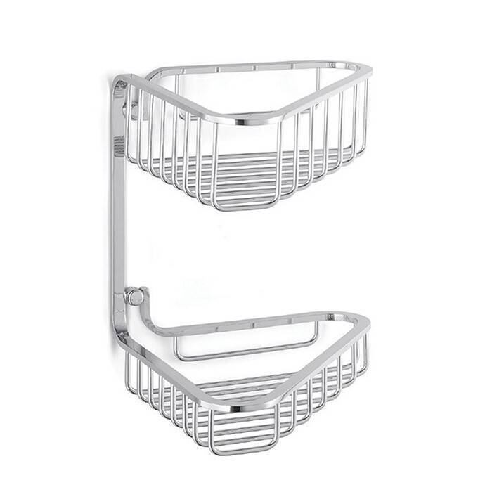 Полка-решетка двойная Bertocci Complements 200x200x250 мм хром 10401610000