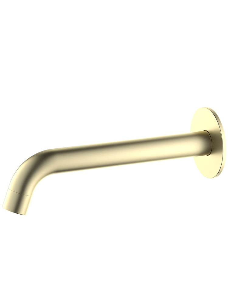 Излив для ванны Aquanet Европа 220 мм шлифованное золото AQ1341BG