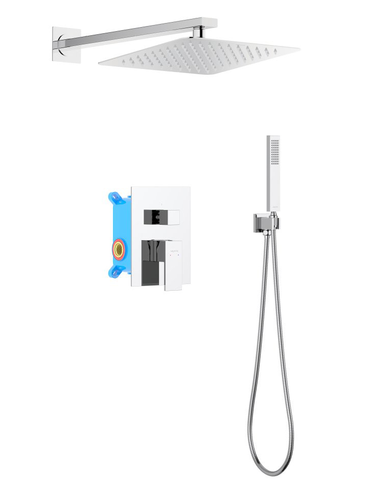 Душевой комплект 3 в 1 Aquanet Libra 2 режима AQ1672CR