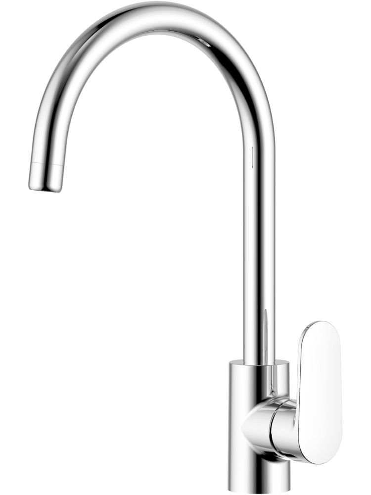 Смеситель для кухни Aquanet Ника полукруглый излив хром AQ1882CR