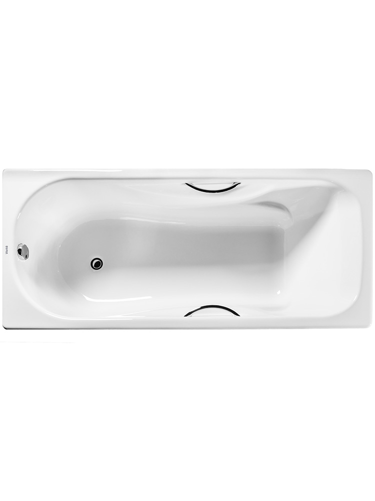 Ванна чугунная Wotte Comfort 1700х750х462 мм с отверстиями для ручек Comfort 1700x750UR