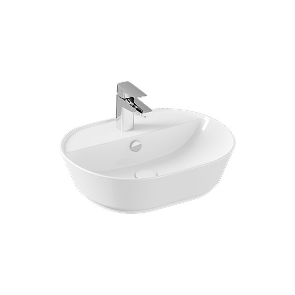 Раковина-чаша овальная VitrA Geo 55 см белая 7428B003-0001