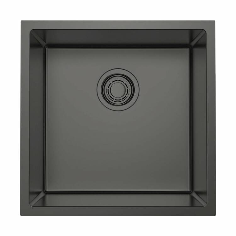 Кухонная мойка OMOIKIRI Tadzava 44-U/IF 440x440 мм вороненая сталь 4993265
