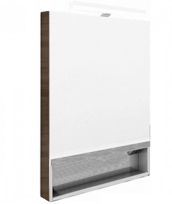 Зеркальный шкаф Roca The Gap 60 см тиковое дерево ZRU9302844