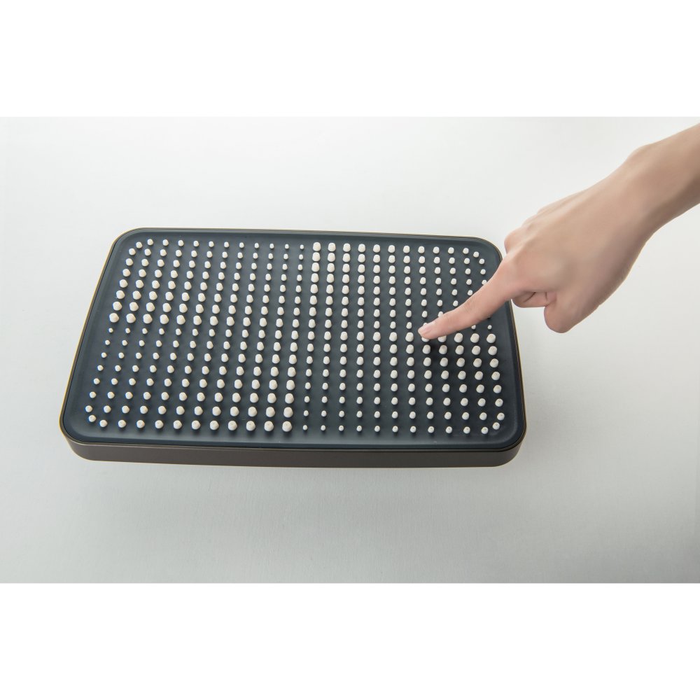 Душевая система со смесителем для ванны Aquatek Поларис 295х195 мм оружейная сталь AQ3040BGM